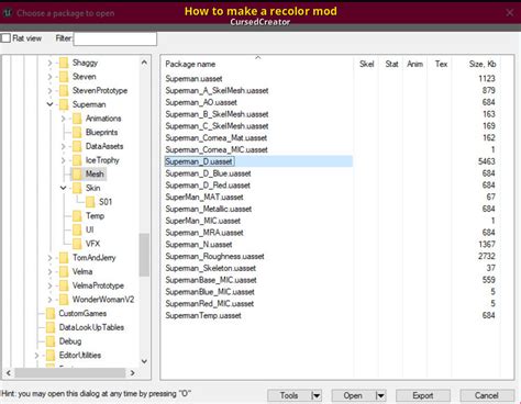 How to make a recolor mod [MultiVersus] [Tutorials] .